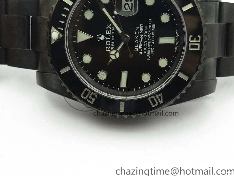 MiroTime 0426 Submariner Blaken W Date 904L PVD V6F 1:1 Best Edition A WrinkleFree 2879